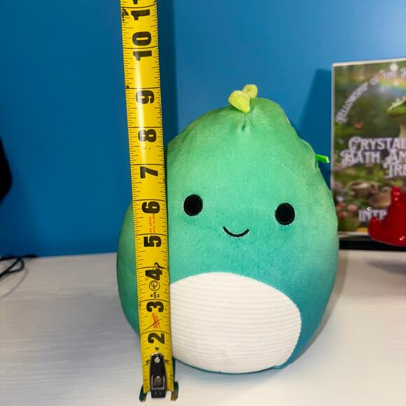 Jarrell Dinosaur Squishmallow 8” Ombre Blue Green Plush EUC 2022 - Picture 6 of 8
